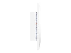 Espejo de baño LED acrílico blanco 60x8,5x37 cm ES701289