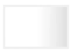Espejo de baño LED acrílico blanco 60x8,5x37 cm ES701289