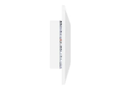 Espejo de baño LED acrílico blanco 90x8,5x37 cm ES909778