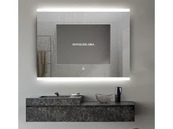 Espejo de baño led retroiluminado de 90x70cm antivaho Krona L