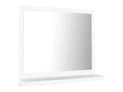 Espejo de baño madera contrachapada blanco 40x10,5x37 cm ES782851