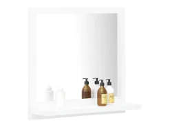 Espejo de baño madera contrachapada blanco 40x10,5x37 cm ES782851