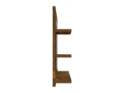 Espejo de baño madera contrachapada roble ahumado 60x10,5x45 cm ES320706