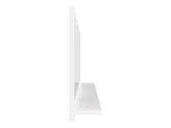Espejo de baño madera contrachapada blanco 90x10,5x37 cm ES706876