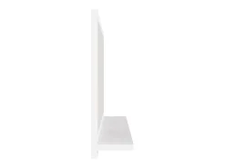 Espejo de baño madera contrachapada blanco 60x10,5x37 cm ES209204