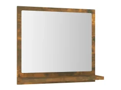 Espejo de baño madera contrachapada roble ahumado 40x10,5x37 cm ES981162