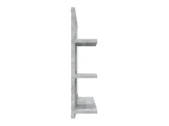 Espejo de baño madera contrachapada gris Sonoma 60x10,5x45 cm ES394220