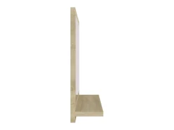 Espejo de baño madera contrachapada color roble 40x10,5x37 cm ES389723