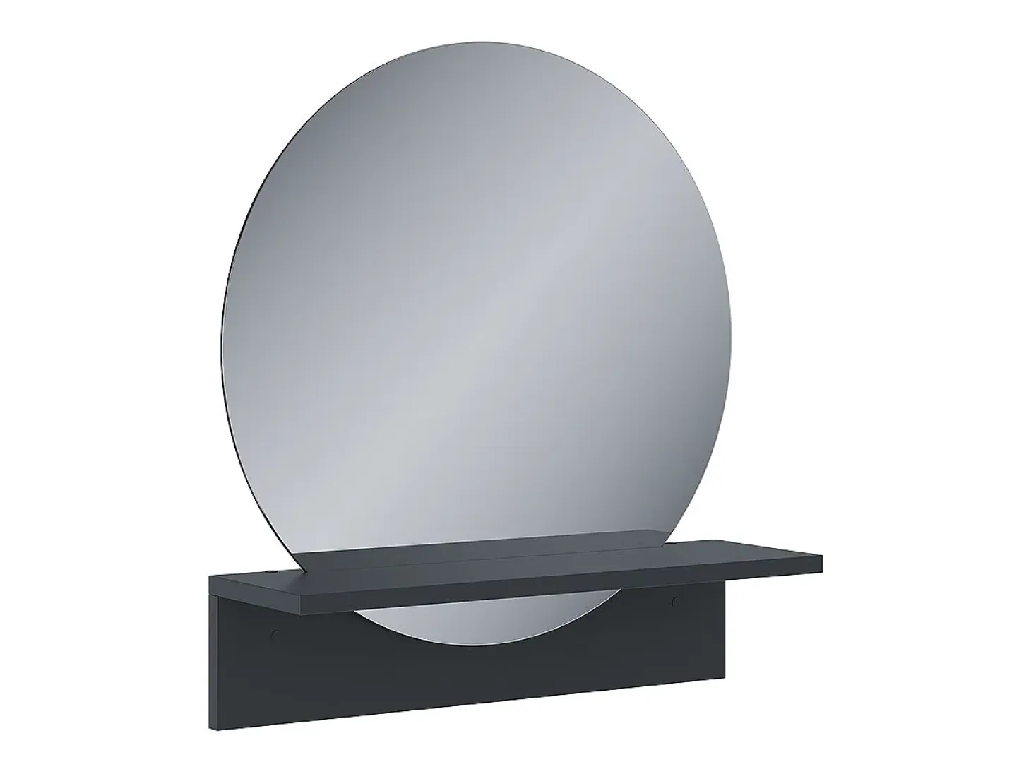 Espejo de baño negro 50x15x54.5 elyra