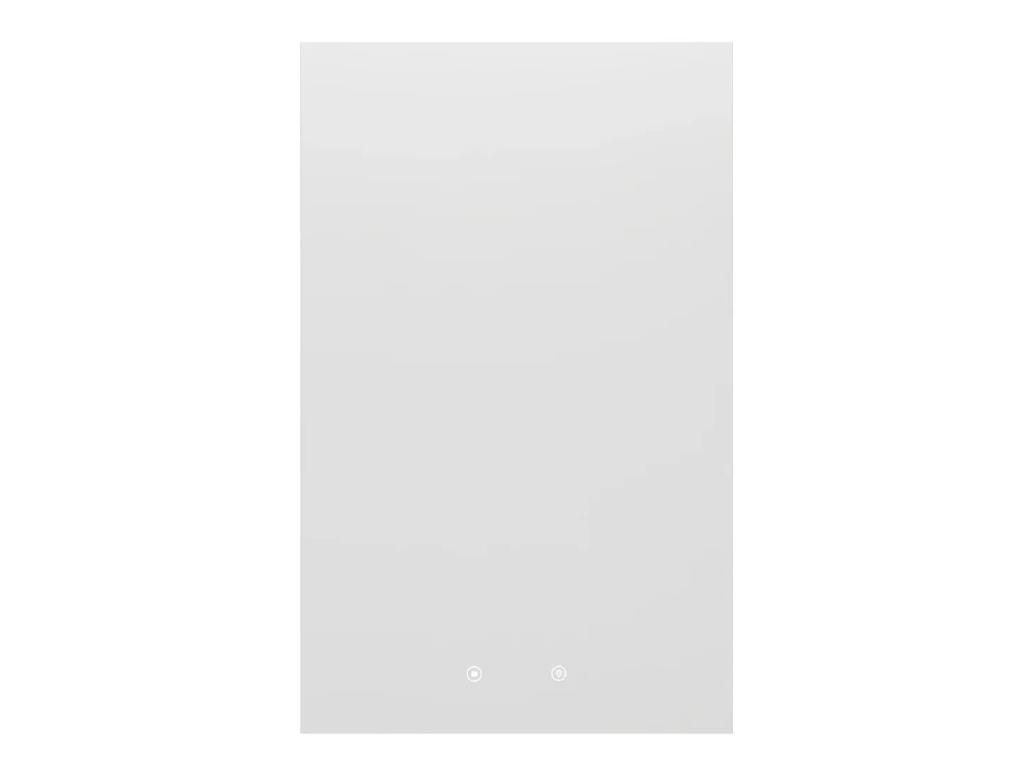 Espejo de baño rectangular con luz antivaho - 50 x 80 cm - MASUA