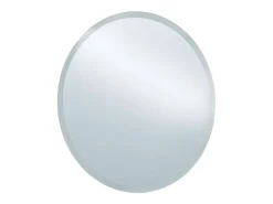 Espejo de baño redondo con luces LED plata Ø80cm