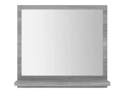 Espejo de baño Sonoma 40 x 10,5 x 37 cm madera de ingeniería gris 02_0006899