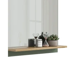 Espejo de baño verde/artesano 60x14x67 marelle
