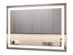 Espejo de baño vidrio 60x40x2.8 miral