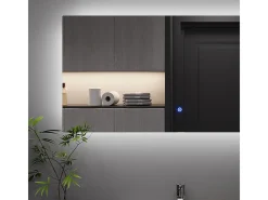 Espejo de baño vidrio 100x50x2.8 miral