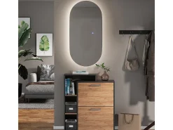Espejo de baño vidrio 100x50x2.8 miral