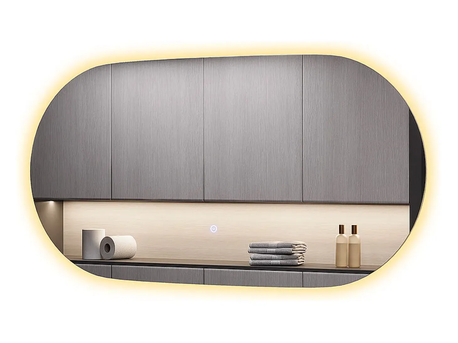 Espejo de baño vidrio 100x50x2.8 miral