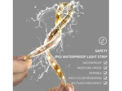 Espejo de baño 160x80cm LED regulable + antivaho + Bluetooth 5.2 + Reloj + 3 colores 4 botones