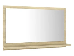 Espejo de baño 60x10,5x37 cm aglomerado beige 02_0006923