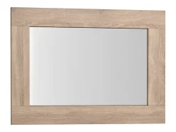 Espejo de cuarto de baño contorno roble - Ancho 70 x Alt. 50 cm - ALANA