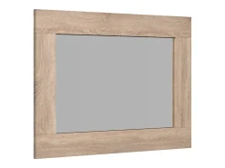 Espejo de cuarto de baño contorno roble - Ancho 70 x Alt. 50 cm - ALANA