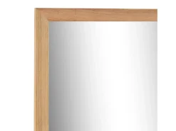 Espejo de cuarto de baño madera maciza de nogal 60x12x62 cm ES263147