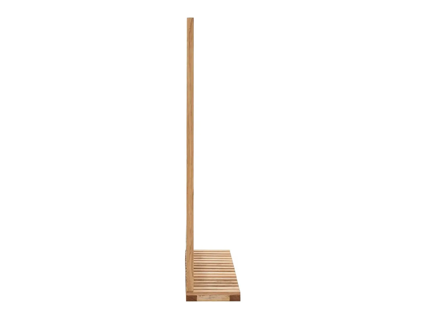 Espejo de cuarto de baño madera maciza de nogal 60x12x62 cm ES263147