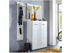 Espejo de diseño blanco Alama