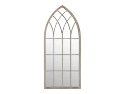 Espejo de jardín arena hierro para exterior 70x30 cm ES471099