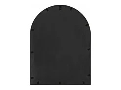Espejo de jardín hierro negro para exterior 60x45 cm ES832191