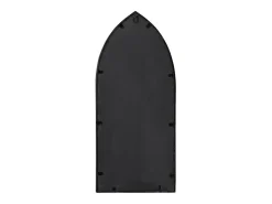 Espejo de jardín hierro negro para exterior 70x30 cm ES949725