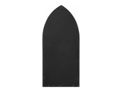 Espejo de jardín negro hierro para exterior 100x45 cm ES264672