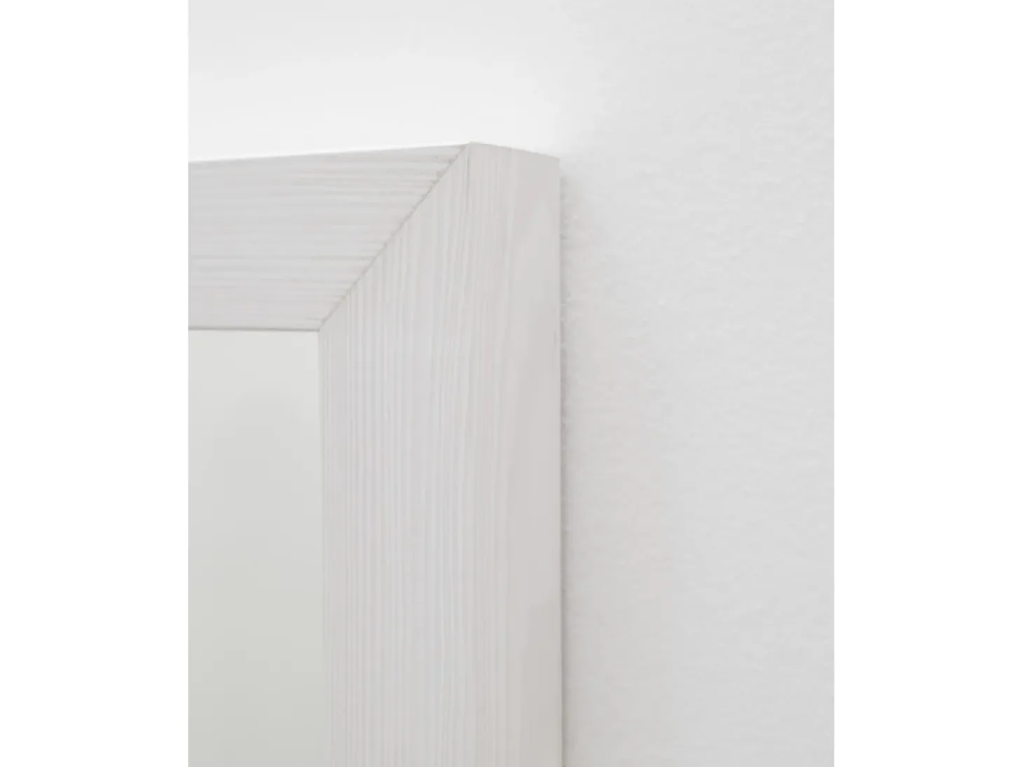 Espejo de madera color blanco de 59x79cm - EIRA BOLD - DECOWOOD