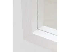 Espejo de madera color blanco de 59x79cm - EIRA BOLD - DECOWOOD