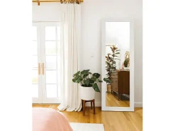 Espejo de madera color blanco de 54x154cm - EIRA - DECOWOOD