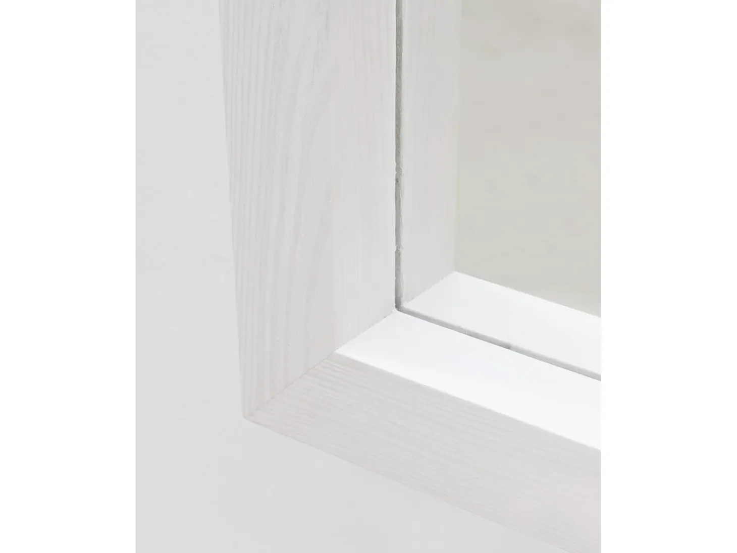 Espejo de madera color blanco de 49x149cm - EIRA BOLD - DECOWOOD