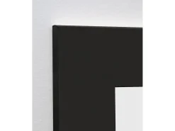 Espejo de madera color negro de 64x84cm - NÜI - DECOWOOD