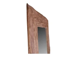 Espejo de madera de teca maciza GRENADE – L 101 × H 180 cm