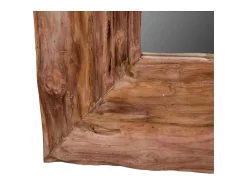 Espejo de madera de teca maciza GRENADE – L 101 × H 180 cm