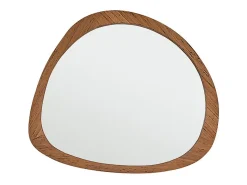 Espejo de madera maciza de teca reciclada de 70x60 cm