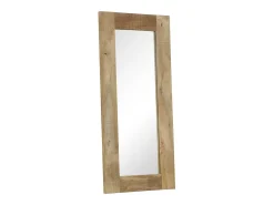 Espejo de madera maciza de mango 50 x 110 cm