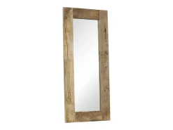 Espejo de madera maciza de mango 50 x 110 cm