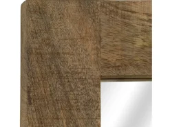 Espejo de madera maciza de mango 50 x 110 cm