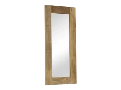 Espejo de madera maciza de mango 50 x 110 cm
