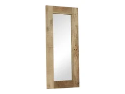 Espejo de madera maciza de mango 50 x 110 cm