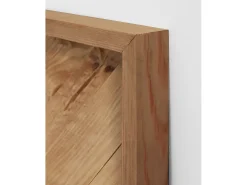 Espejo de madera maciza en tono roble oscuro de 163x84cm - VILLA - DECOWOOD