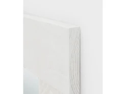Espejo de madera maciza tono blanco de 165x65cm - IZAL - DECOWOOD