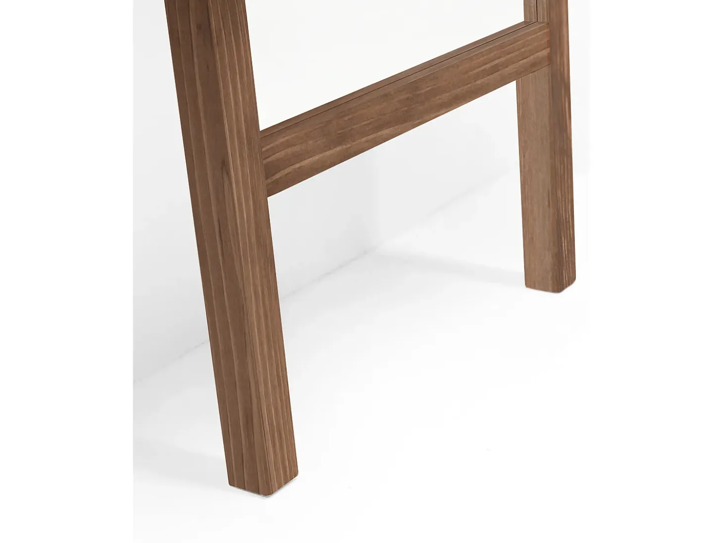 Espejo de madera maciza tono roble oscuro de 45x180cm - STAIRS - DECOWOOD