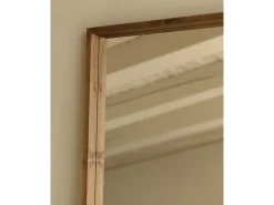 Espejo de madera maciza tono roble oscuro de 160x60cm - WALLS - DECOWOOD