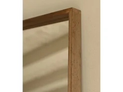 Espejo de madera maciza tono roble oscuro de 160x60cm - WALLS - DECOWOOD